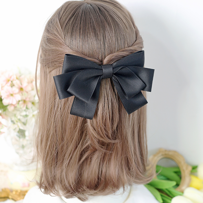 Ribbon Bow Gift - 1 Hair clip for Girls Autumn