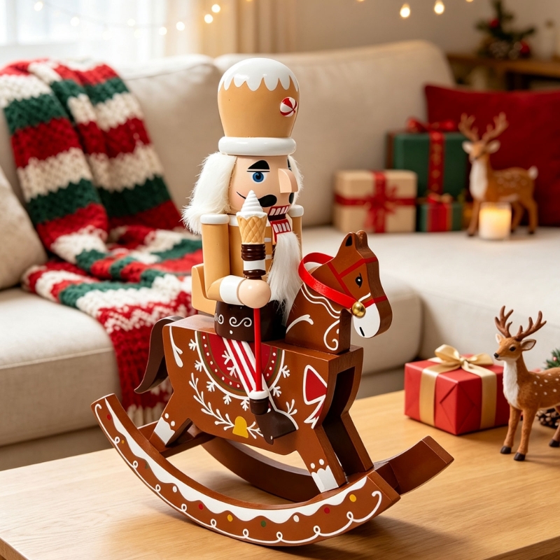 Nutcracker Figurine - Tượng Kẹp hạt dẻ bằng gỗ