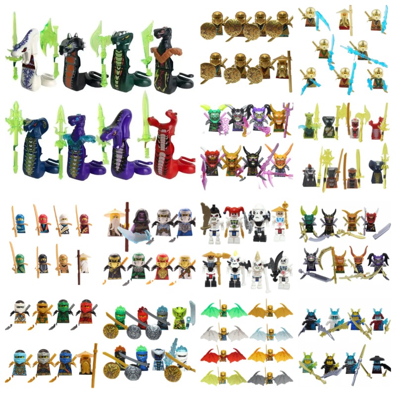Lego Set Technic - 104 PCS ninja building block doll