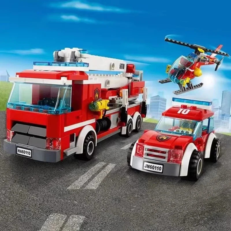 City Fire Station Helicopter T - đánh giá và giá Lego Set City