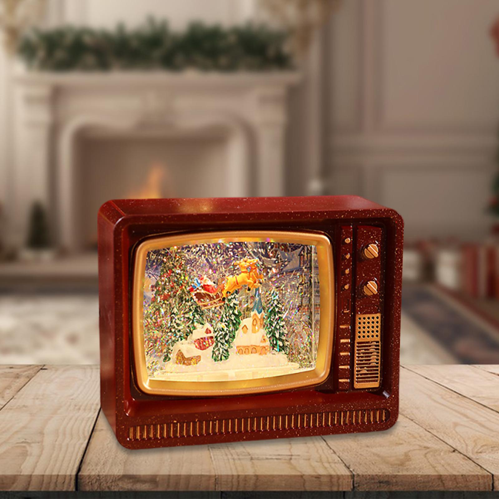 TV Shaped Music Light Lantern  - đánh giá và giá Snow Globe Musical