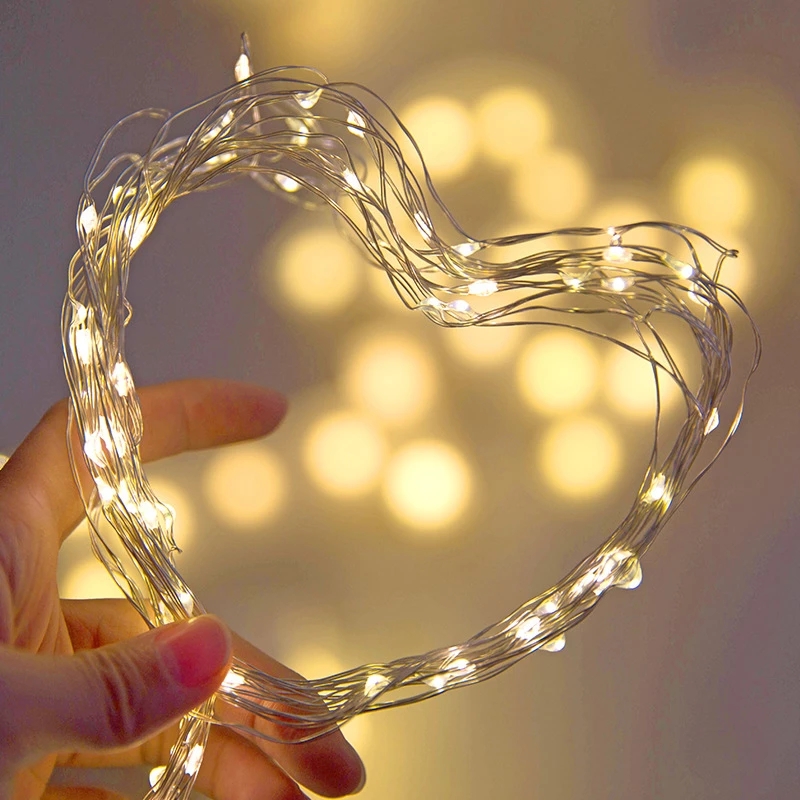 10M 5M 3M 2M Copper Wire LED T - đánh giá và giá Tinsel Garland Decoration