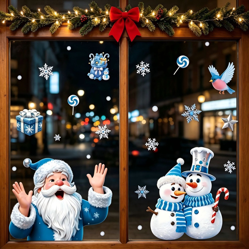 Christmas Window Stickers Wint - đánh giá và giá Snowflake Window Decal