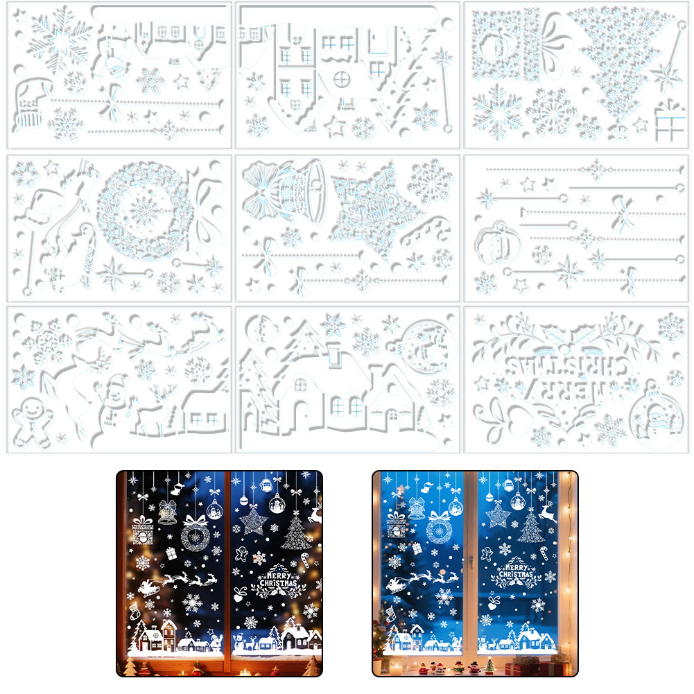 Large Christmas Window Decals  - đánh giá và giá Snowflake Window Decal