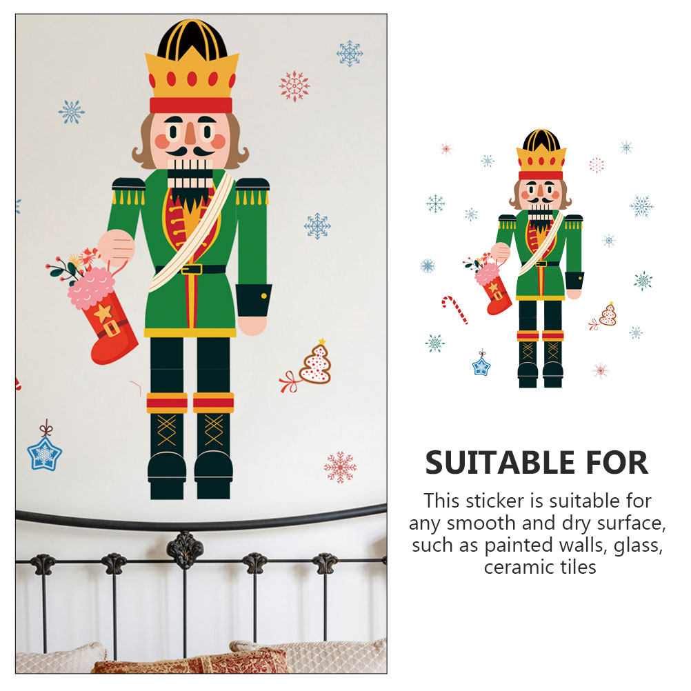 Christmas Nutcracker Snowflake - đánh giá và giá Snowflake Window Decal